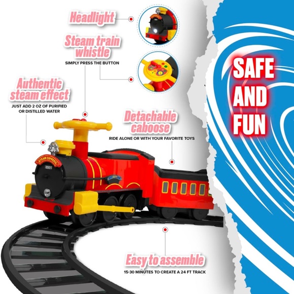 Electric ride on train - Picture 2 of 3